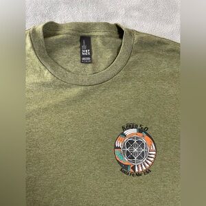 Kenpo Karate T Shirt Mens Extra Large XL Martial Arts Dojo Santa Fe Olive Green